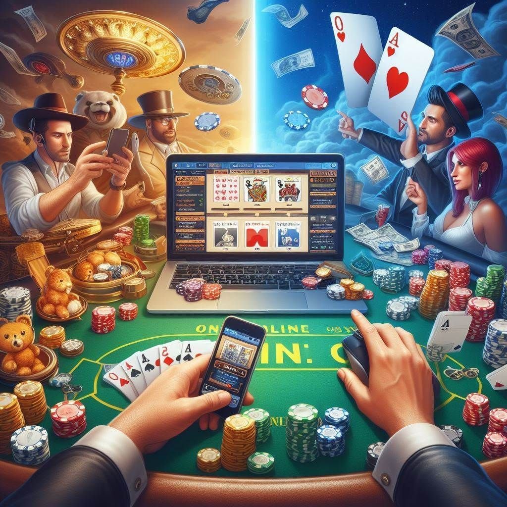 Pengguna smartphone melakukan deposit di aplikasi sports dan casino secara mudah